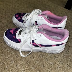 Bape inspired air forces